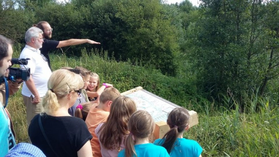 Inauguration d'un sentier d'interprétation sur le site du Bois de Saint Landelin